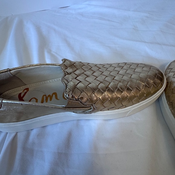 Sam Edelman Gold Eda Slip-On Sneakers – Size 7 – NWOT - Picture 6 of 6